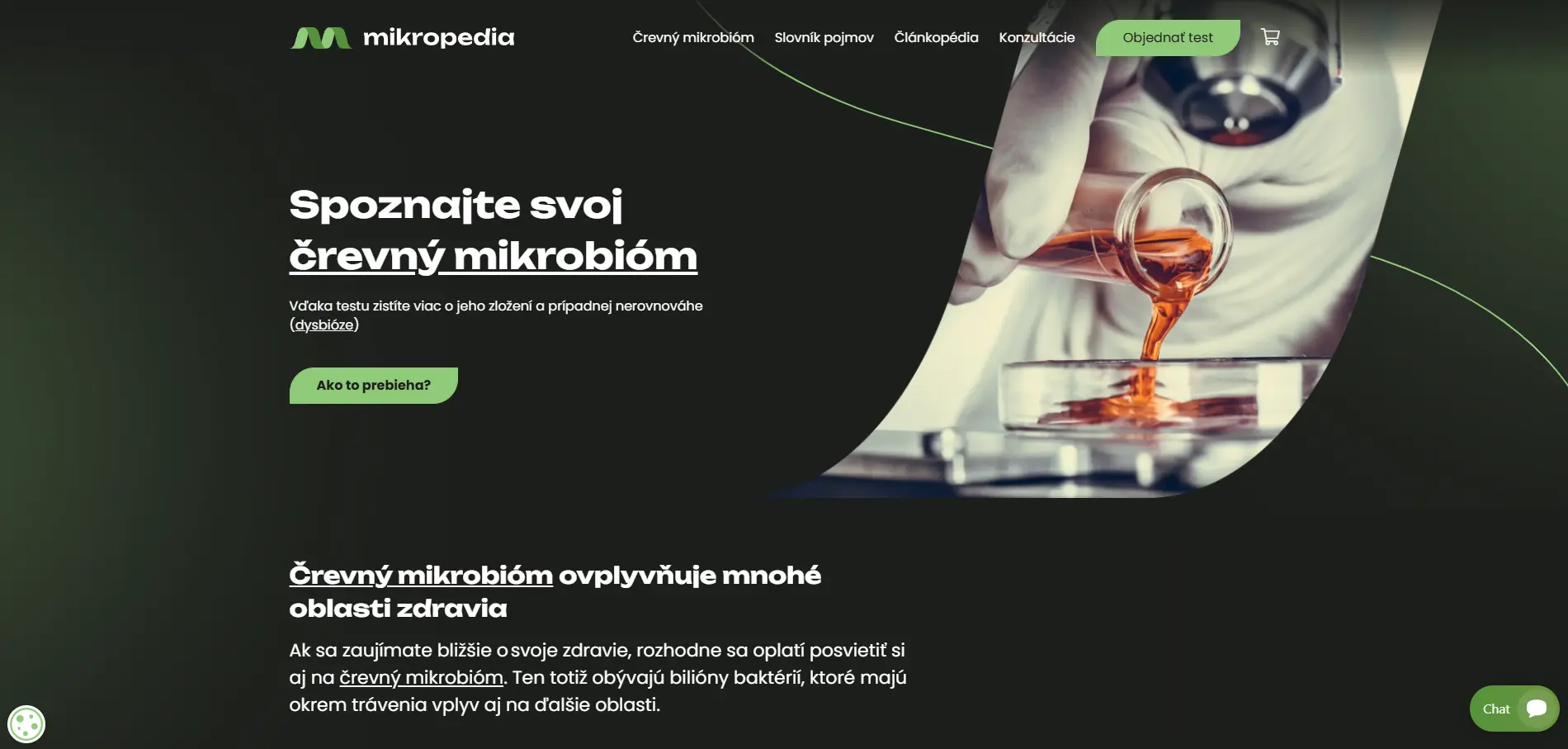 mikropedia website design concept